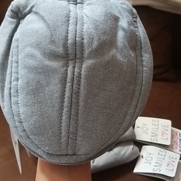 Gray Chambray Driver's Cap - Picture 2 of 6